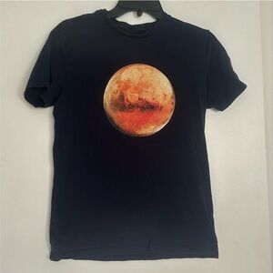 Men's Mars Black Graphic T-Shirt